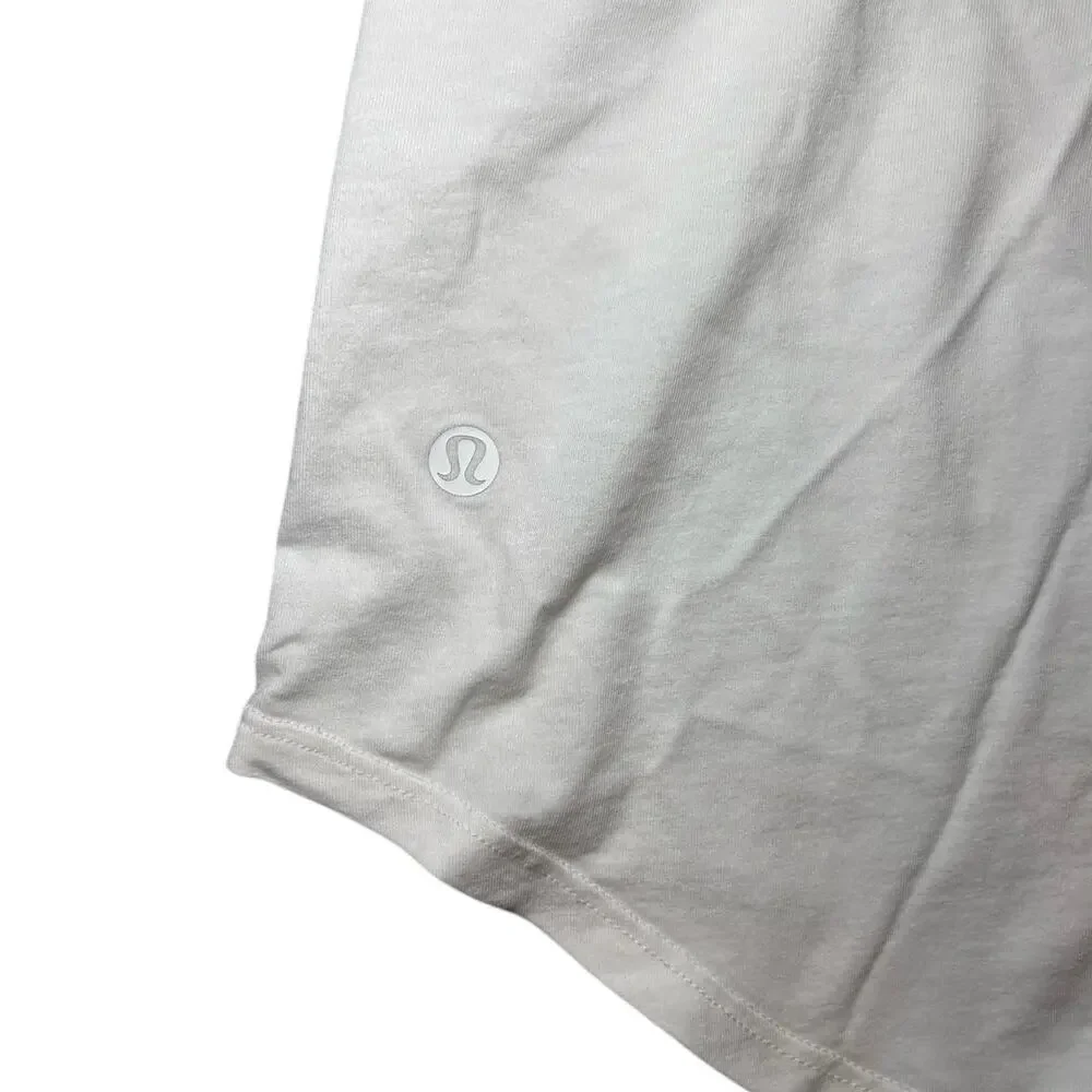 Lululemon White Jersey Racerback Tank Top Size Medium